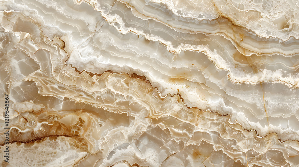 High-resolution image of luxurious travertine marble with intricate natural patterns, generative ai High-resolution image of luxurious travertine marble with intricate natural patterns, generative ai