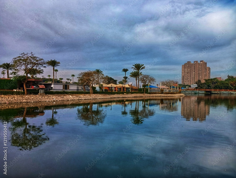 Fototapeta premium Maadi Island in Cairo in Egypt
