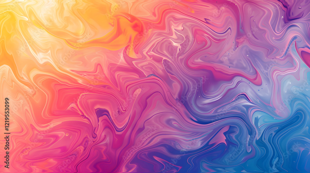 Ink marble texture colorful gradient background, generative ai Ink marble texture colorful gradient background, generative ai