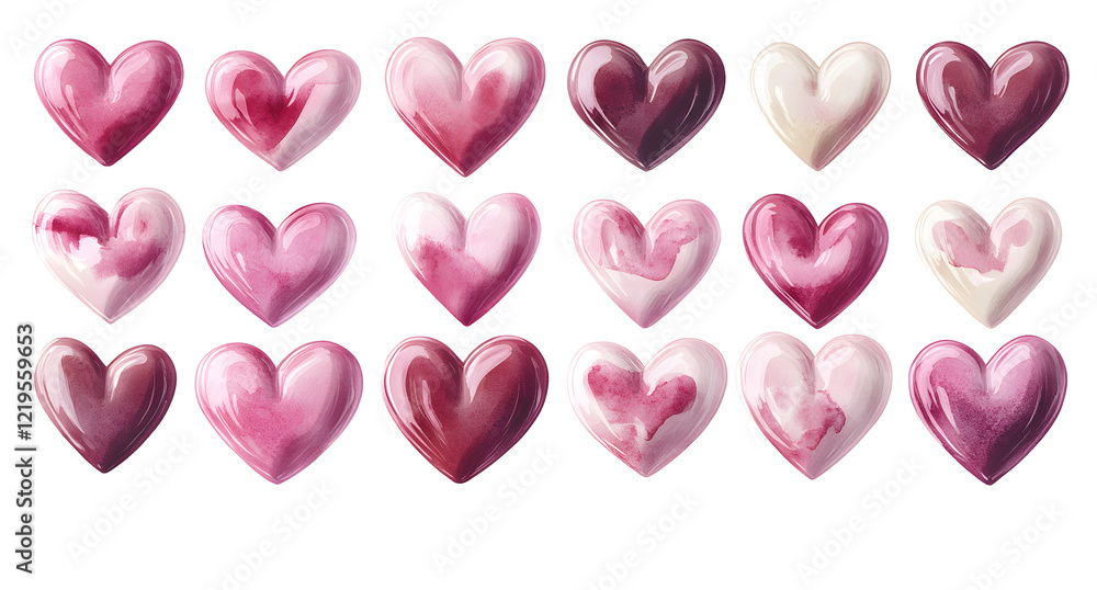 Fototapeta premium A Visual Journey Through Valentine's Day. AI generative.