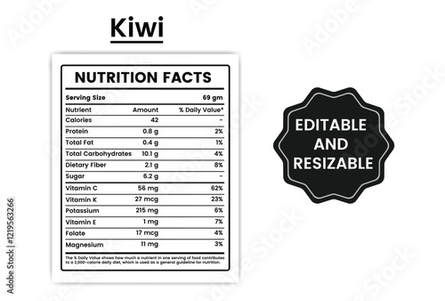 nutritional value of kiwi fruit, nutritional value for kiwi, kiwi fruit nutritional information