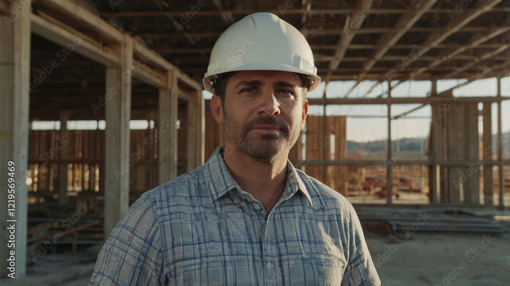 Architect with Blueprints Architect with Blueprints