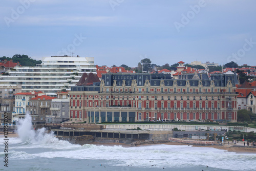 Vista del hotel du palais en Biarritz