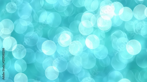 Blurred Light Blue Bokeh Background photo