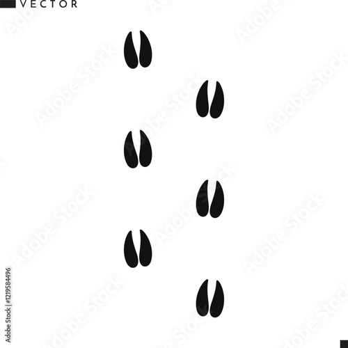 Deer paw print 