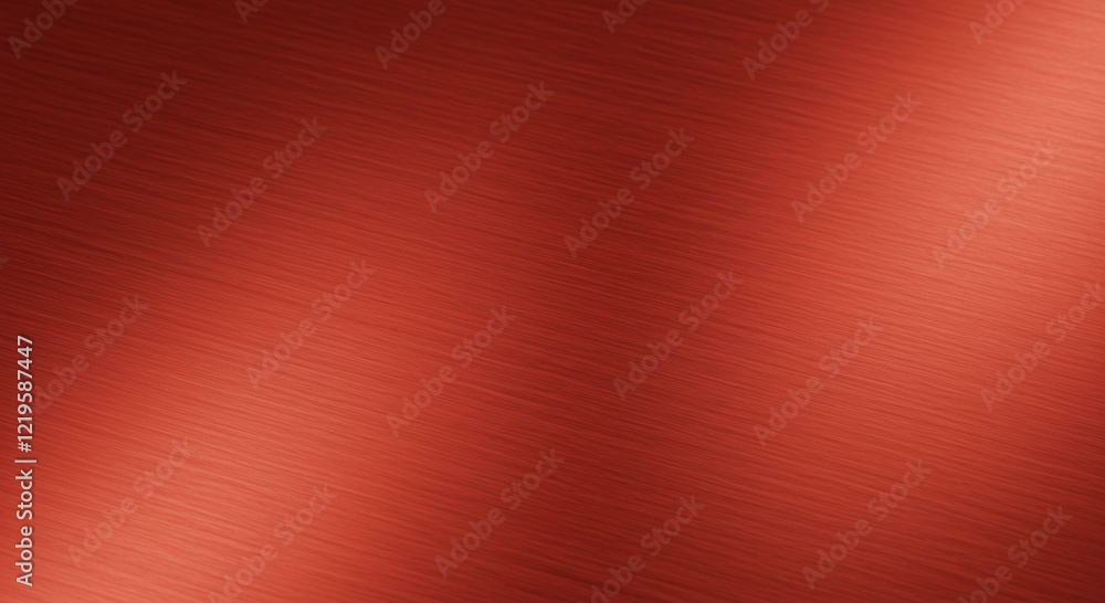 Obraz premium Abstract Red Brushed Metal Texture Background Industrial Design Modern Red Metallic Surface