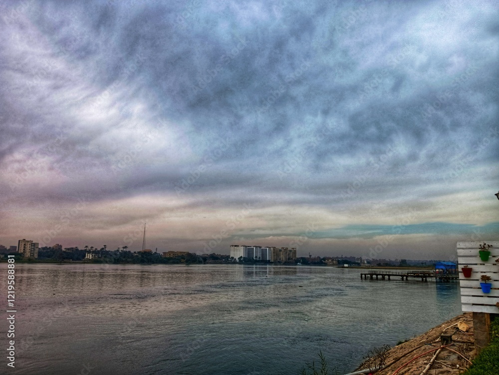 Obraz premium Maadi Island in Cairo in Egypt