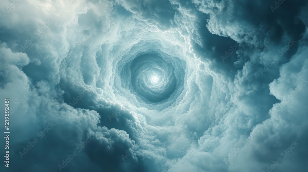 Celestial Vortex A Spiraling Cloud Tunnel Of Light Celestial Vortex A Spiraling Cloud Tunnel Of Light