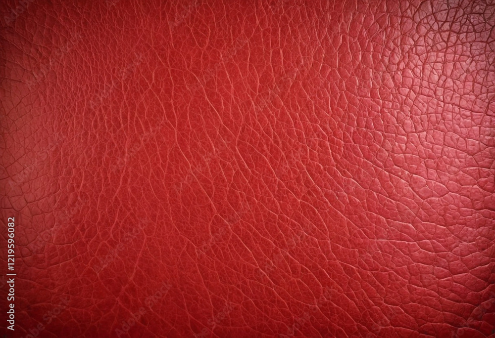 Fototapeta premium Red leather texture luxury background