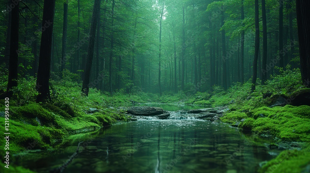 Obraz premium Forest stream.