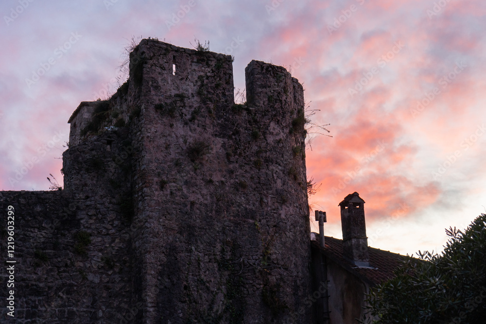 fantasy ruins of a medieval castle fortress fantasy ruins of a medieval castle fortress