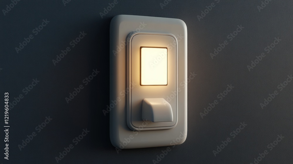 Illuminated Night Light Switch: A Soft Glow in the Dark Illuminated Night Light Switch: A Soft Glow in the Dark