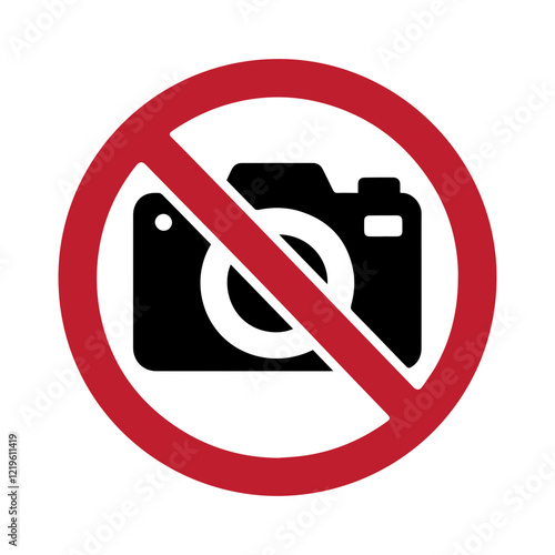 no photography  icon, do not take a picture icon.