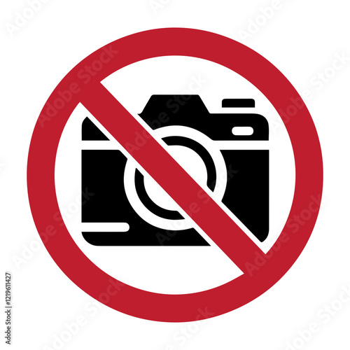 no photography  icon, do not take a picture icon.