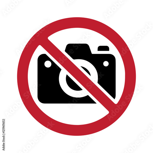 no photography  icon, do not take a picture icon.