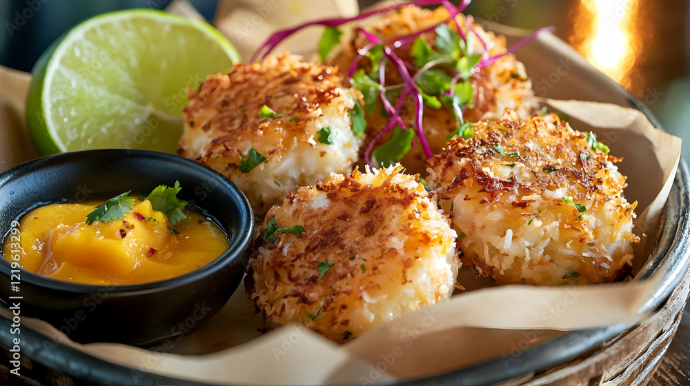 Crispy Coconut Shrimp with Mango Salsa: A Delicious Appetizer Crispy Coconut Shrimp with Mango Salsa: A Delicious Appetizer