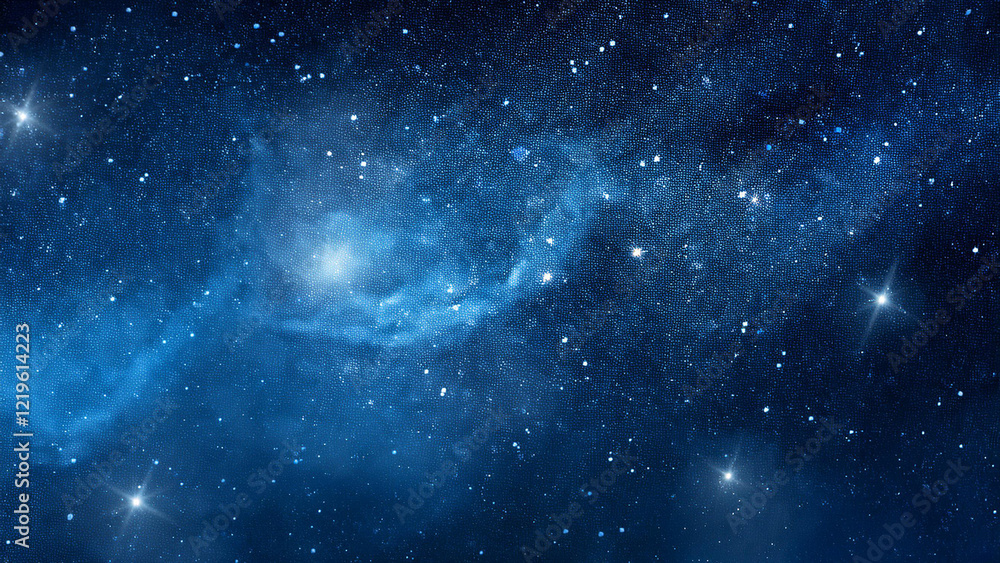 Fototapeta premium Cosmic glow particle illustrations for futuristic digital designs