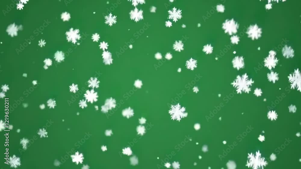 custom made wallpaper toronto digitalSnowflakes Gently Falling in Winter Scene Footage