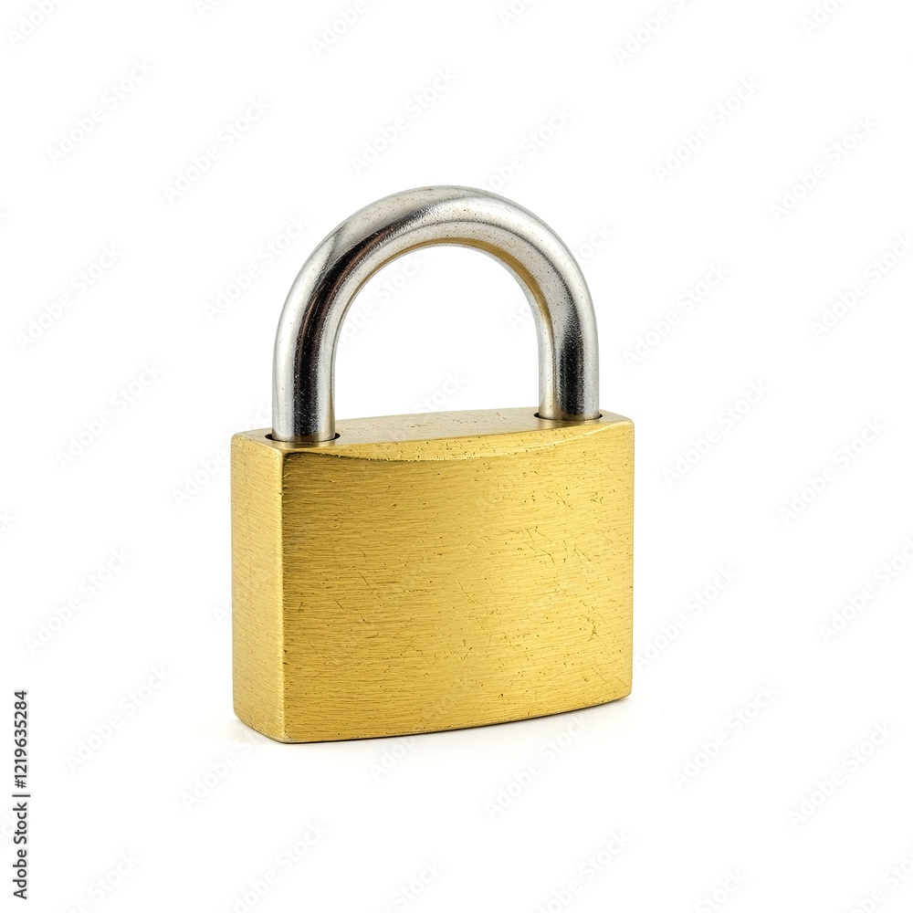 gold padlock isolated on white background gold padlock isolated on white background