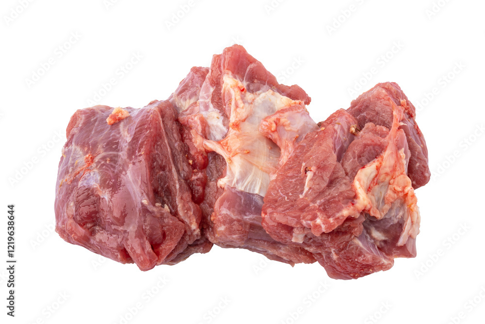 Raw beef meat isolated on transparent background Raw beef meat isolated on transparent background