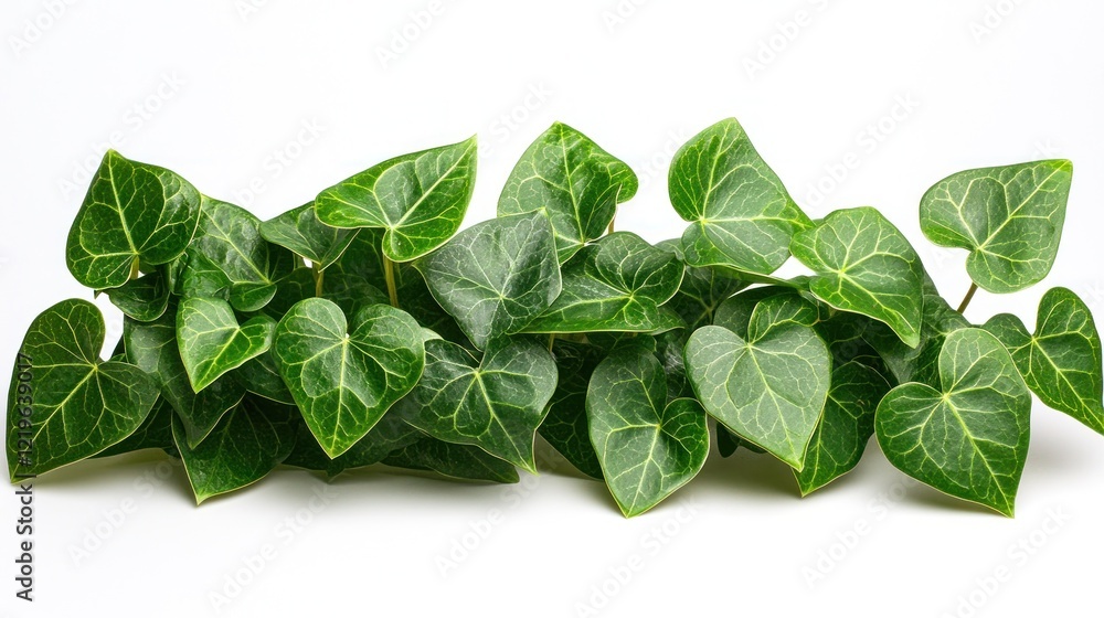 Ivy leaves on white. (1) Ivy leaves on white. (1)