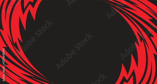 Abstract background with jagged spike pattern and with some copy space area