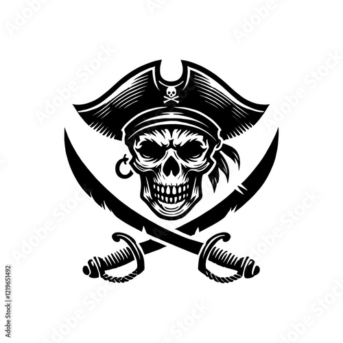 Pirate Skull Logo