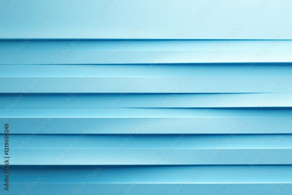 Fototapeta premium Abstract light blue grey textured horizontal stripes, digital art, horizontal, texture