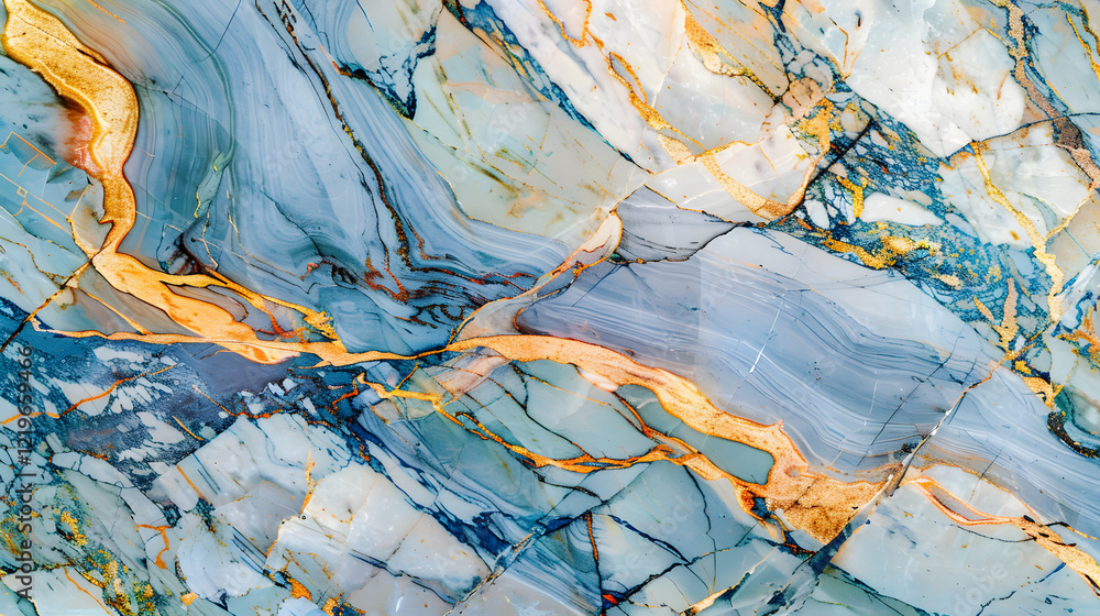 Fototapeta premium Luxury colorful statuario marble stone texture, generative ai