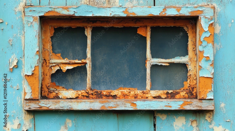 Naklejka premium A textured surface featuring a blend of deep blue and rusty orange tones.