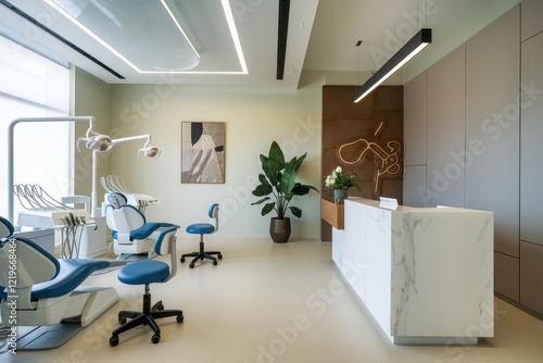 Modern and Minimalist Dental Clinic Interior Design photo