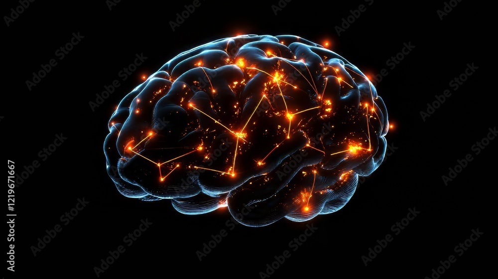 Human brain neural network connections Human brain neural network connections