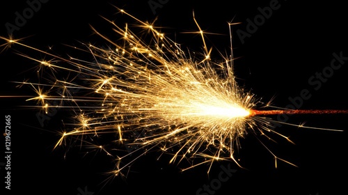 Sparklers Light Trails: A Celebration of Bright, Fiery Sparks