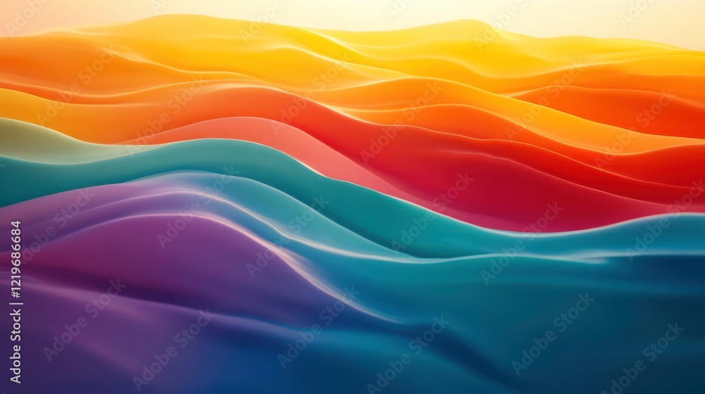 Obraz premium Soft Gradient Patterns on a Classic Film Background