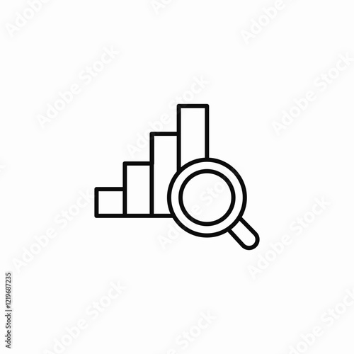 bar search icon sign vector