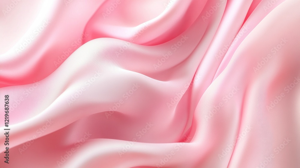 Obraz premium Soft Pink Fabric with Modern Art Patterns