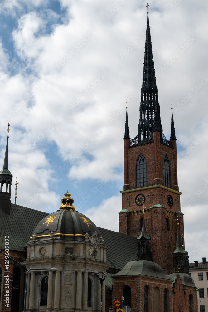 Obraz premium Riddarholmen Church - Stockholm, Sweden