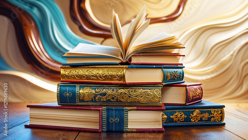 Stack of old books | Stock Images & Photos 2025