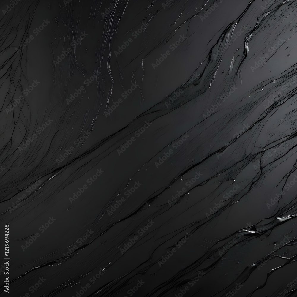 Fototapeta premium Matte black textures with glossy metallic details