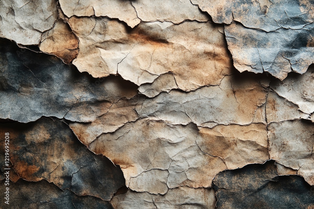 A close-up shot of a wall with peeling paint, showing flaking texture and worn surface A close-up shot of a wall with peeling paint, showing flaking texture and worn surface