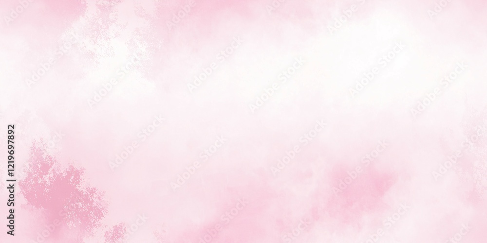 A soft pink watercolor background with textured clouds and gradient tones A soft pink watercolor background with textured clouds and gradient tones