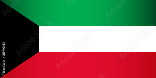 Free Download National Flag of Kuwait. Vector Element - GFXLoad