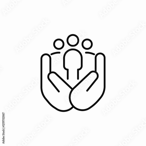 family insurance icon sign vector
