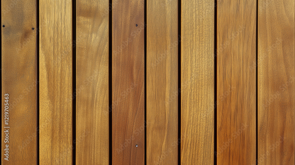 Smooth Teak Wood Plank Pattern Featuring Golden-Brown Tones, Straight Grains, and a Slightly Oiled Finish, Ideal for Tropical and Luxurious Design Aesthetics Smooth Teak Wood Plank Pattern Featuring Golden-Brown Tones, Straight Grains, and a Slightly Oiled Finish, Ideal for Tropical and Luxurious Design Aesthetics