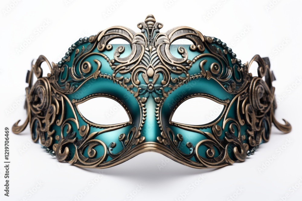 Intricately designed masquerade mask showcases rich colors and detailed patterns. Generative AI Intricately designed masquerade mask showcases rich colors and detailed patterns. Generative AI