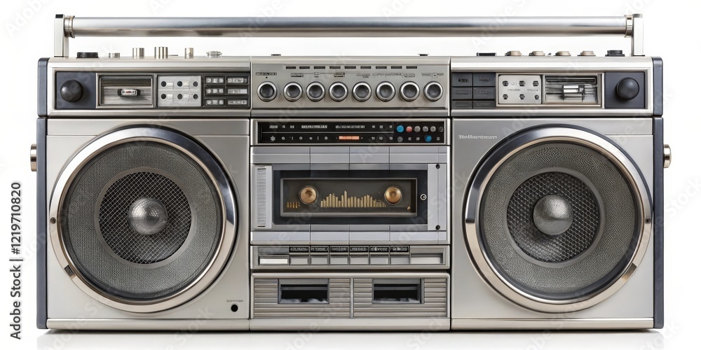 Fototapeta premium Vintage Boombox Stereo System