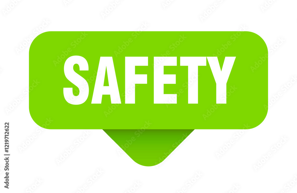 safety sticker. safety sign on transparent background safety sticker. safety sign on transparent background