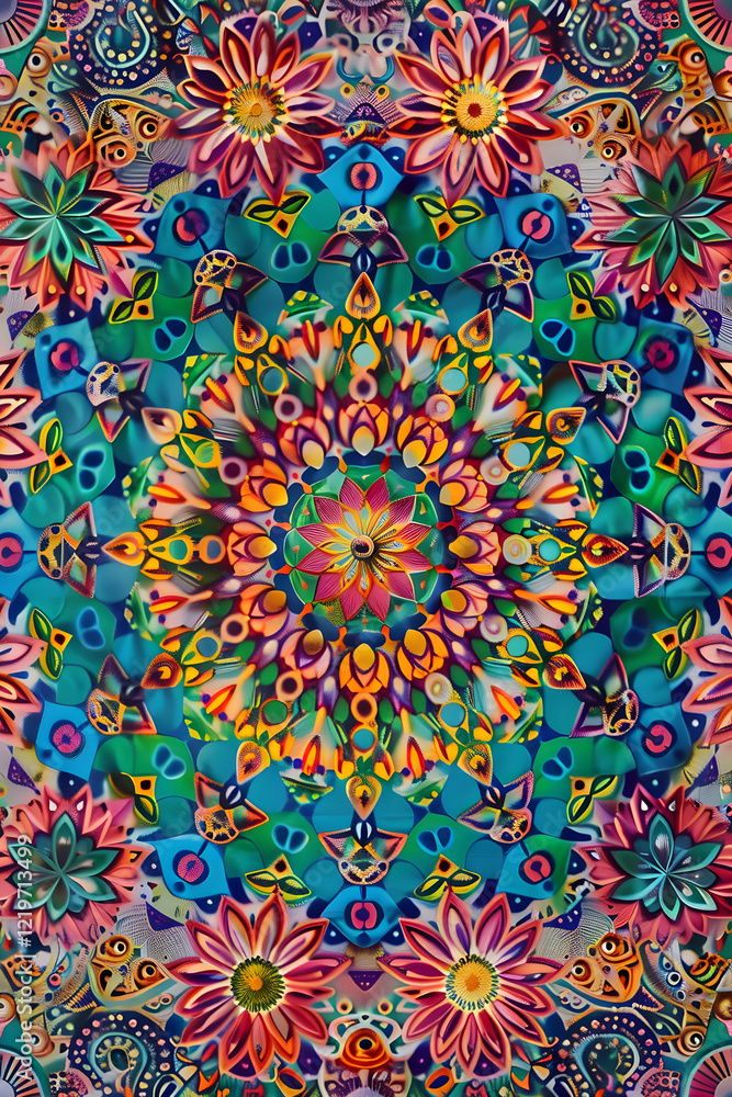 Intricate Geometric Design: A Symphony of Shapes and Colors through Vibrant Ng-Pattern Intricate Geometric Design: A Symphony of Shapes and Colors through Vibrant Ng-Pattern