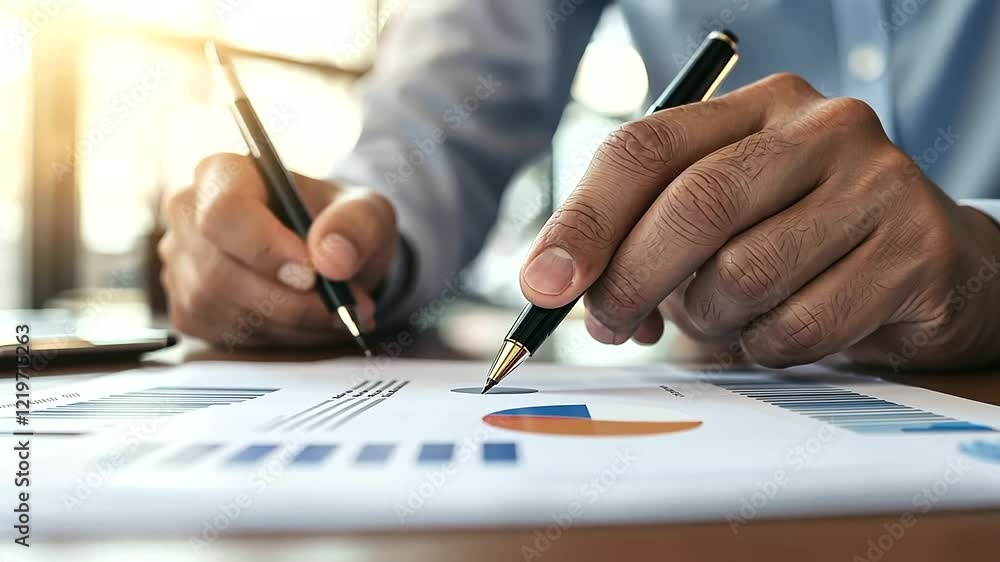 Financial Advisor Discussing Risk Management Strategies Financial Advisor Discussing Risk Management Strategies