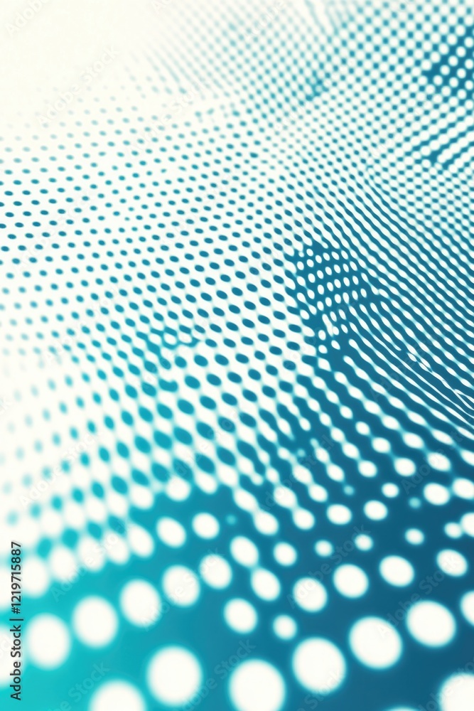 Obraz premium A close-up shot of a blue and white dotted background, suitable for various design projects